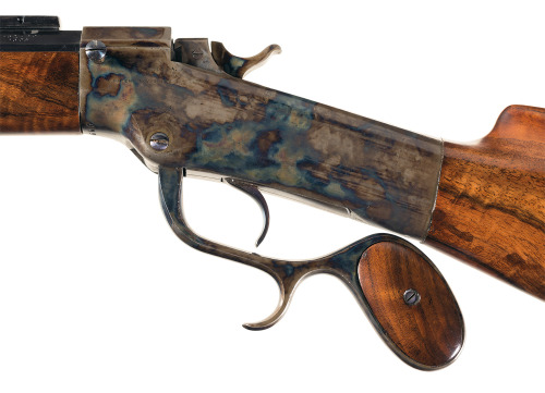 Lovely custom Marlin Ballard single shot target rifle, late 19th century.