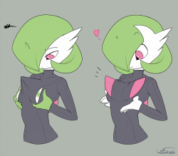 Little doodle thing, still based on this sweater because apparently I can&rsquo;t get enough of it.A sweater Gardevoir can finally wear every once in a while :V