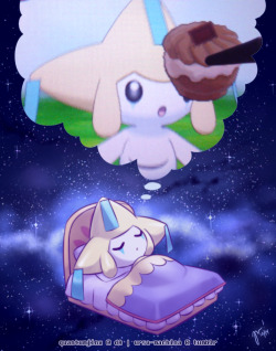 ursa-machina:  PokéHalloween: Day 10 - A Sleepy Pokemon Special thanks to my Jirachi for letting me take its picture. 