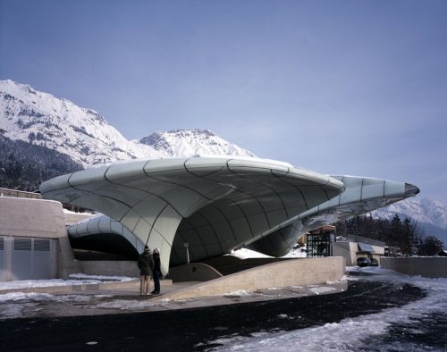 juliaknz:  Zaha Hadid / Valley Station ‘Hungerburgbahn’ Innsbruck, Austria, 2007; image © Helene Binet.