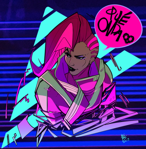 vapewraith:My 80s goth-ninja decker wife goth-ninja is my new favorite way to describe Sombra