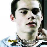 rainbowharryy-archive-deactivat:Stiles and Derek mentioning each other (ﾉ◕ヮ◕)ﾉ*:･ﾟ✧