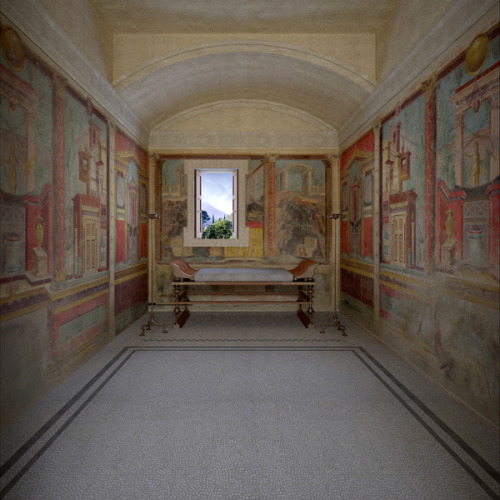 archatlas: Villa Reconstruction James Stanton-Abbott Villa at Boscoreale, Pompeii, Italy C