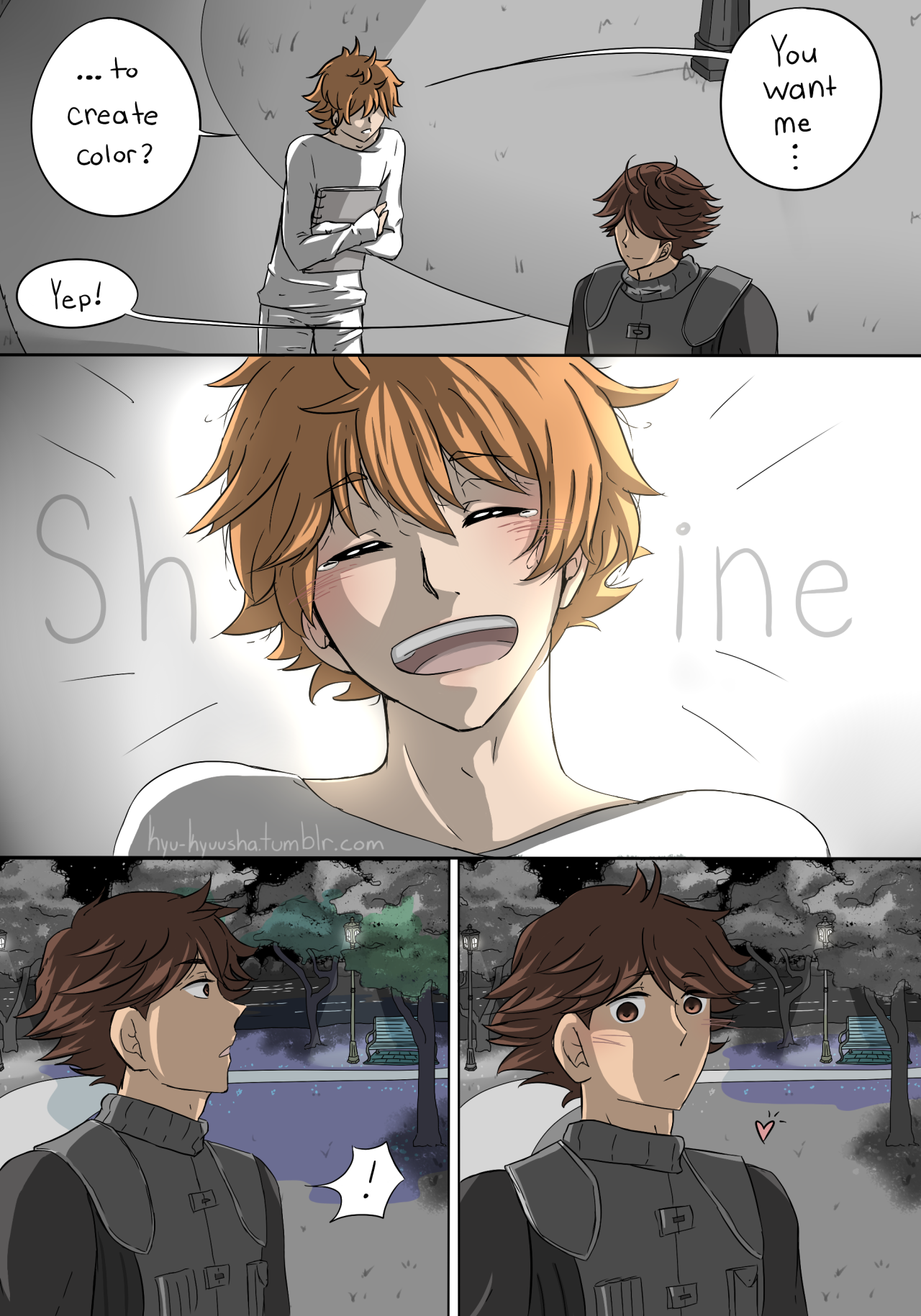kyu-kyuusha: Okay, so because I absolutely love the color au created by the wonderful