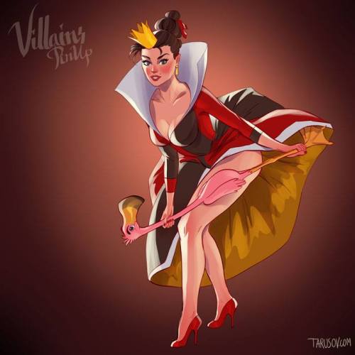 Porn Pics pinuparena:    “Disney Villains Pin-Ups”