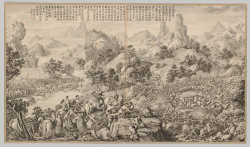 Breaking Through the Siege at Hesui: from Battle Scenes of the Quelling of Rebellions in the Western