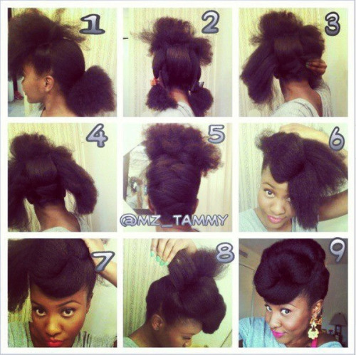 ntrlblkhairguide:Many naturalist are looking to pictorials as step-by-step guides for replicating gorgeous styles. Check out these 7 for starters. Hope you enjoy ;-)  Love Natural Hair? Follow → Natural Hair Guide