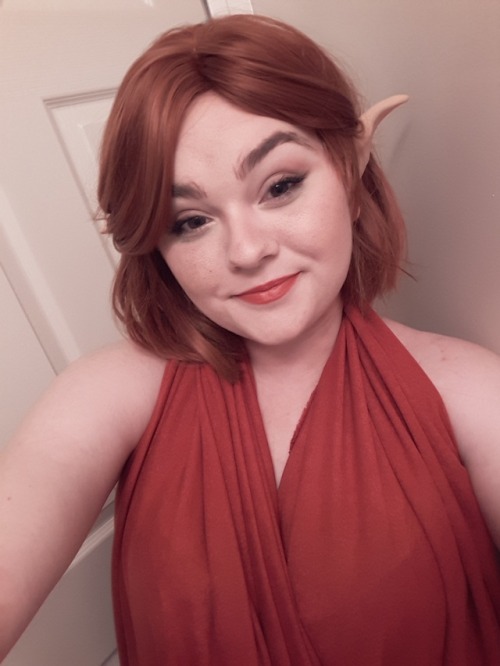 Tried something new! Not really sure I see myself as Keyleth but I definitely feel pretty cute in th