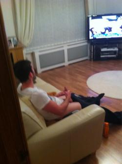 tfootielover:  spycamdude2: when you think its safe to set in the living room and wank it probably isn’t ;)))