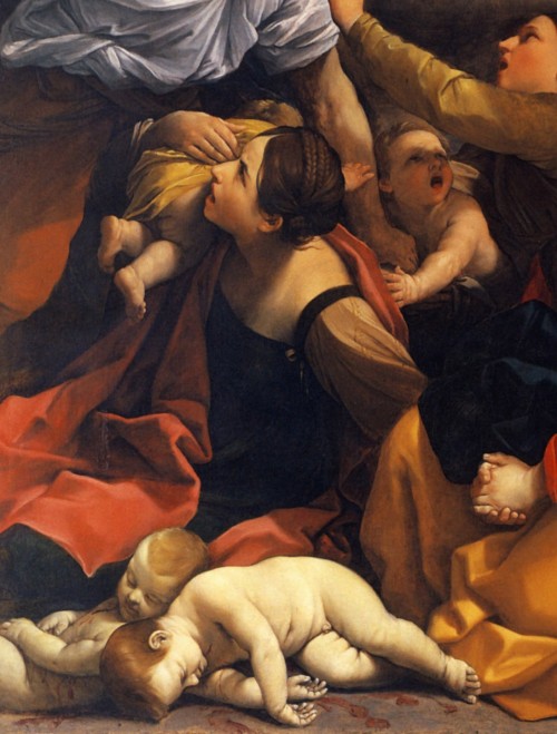 “Massacre of the Innocents” (detail), 1611, Guido Reni.