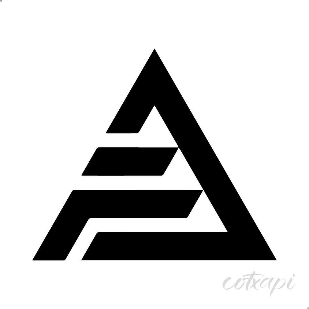 Initial A letter design for professional logo in vector art
