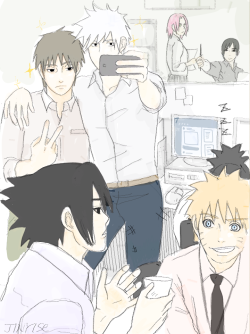 justcallmejys:  발로그린듯   Office Naruto 