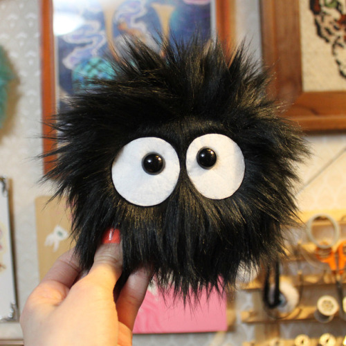 loveandasandwich: Made a little Soot Sprite as an accessory for a much bigger creature in the works!