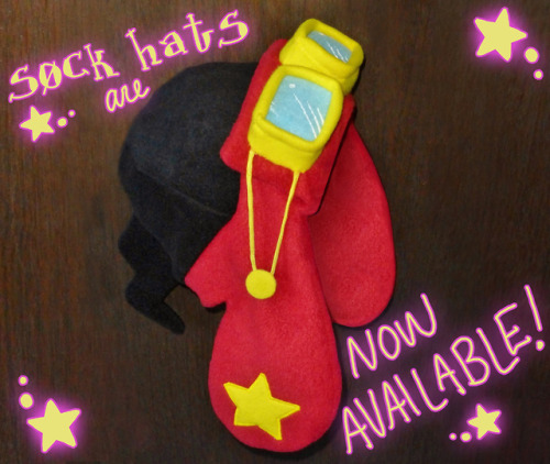 welcometohellfilm:  Hey guys!  We have a listing up for Sock hats in my sister’s ETSY SHO
