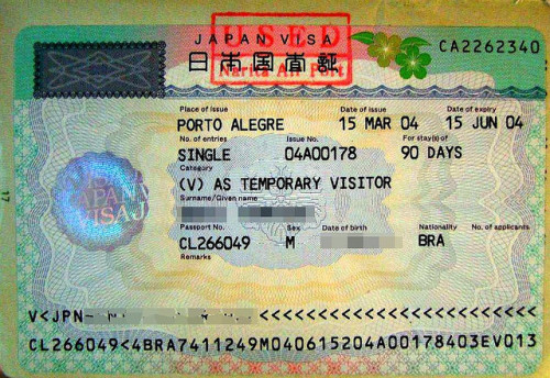 Japan: visa