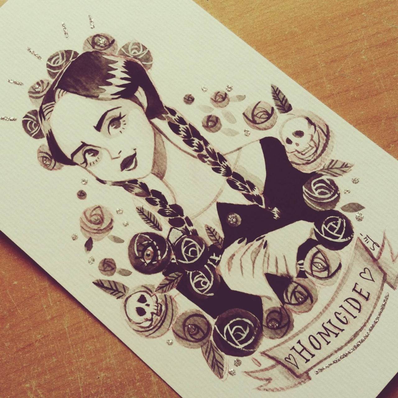 sibyllinesketchblog:  Wednesday !  Instagram @sibylline_m 