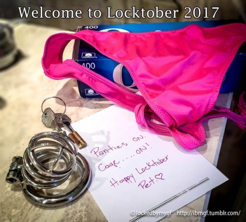 lbmgf: Locked by my GirlfriendWelcome to Locktober!