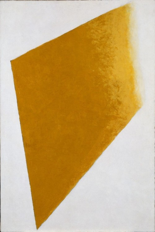 Kazimir Malevich - Yellow Plane in Dissolution (1918)