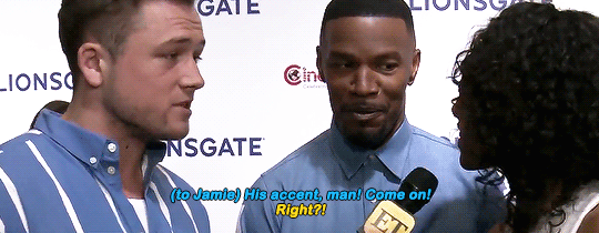 fyeahegerton: Reporter gets distracted by Taron Egerton’s accent mid-interview