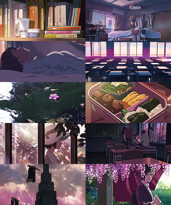 darkerthanblack:  Kotonoha no Niwa - 言の葉の庭  ⇢  primary colors   