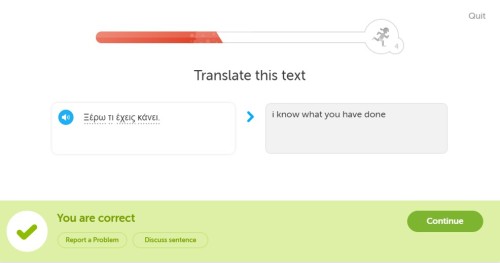 wtfduolingo:…last summer?[Image transcription: “Ξέρω τι έχ&ep