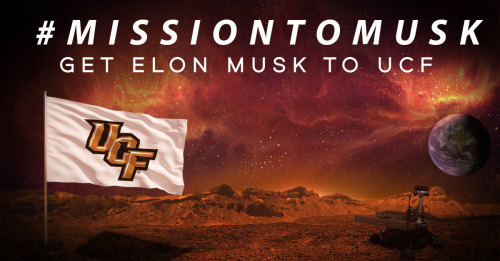Our ask #ElonMusk - 20 mins of inspiration for 10k #UCF students who want to see the future like you