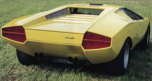 rocketumbl:  Lamborghini Countach prototype