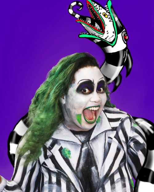 I had a wonderful shoot with @Model Dana in this #Beetlejuice bodypainting shoot.  Go ahead.  Say hi