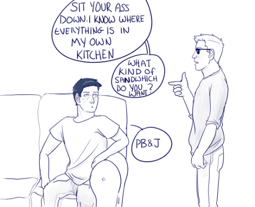 my-wayward-son-carry-on:  Dean no..that’s not jam.—blind!dean AU