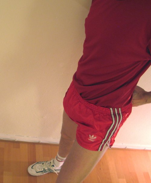Adidas Beckenbauer shorts from 1980′s. Not so common model here. Size 6.