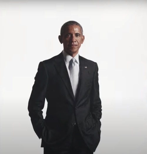 missinglinksblog:  Barack Obama, painted
