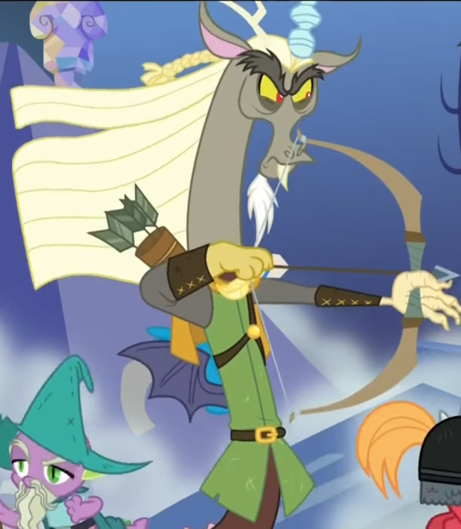 So we have a boy voiced by a woman who is obviously playing a Gandalf-type character