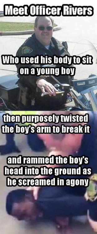 laliberty:  YOUNG BOY SCREAMS IN AGONY AS COP SNAPS HIS ARM (VIDEO) The high-schooler seems to have been participating in a fight before he was accosted, but the video is very clear that the officer didn’t break his arm accidentally due to attempts