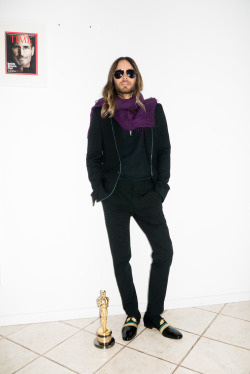 terrysdiary:  Jared Leto and his Oscar #1