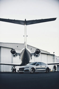 themanliness:  RS7 x Private Jet | Source | MVMT | Facebook