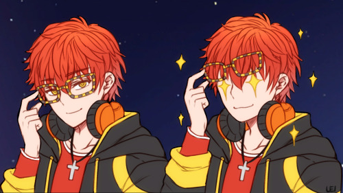 no matter what route i play i always want to be with 707 lmao stop being cute UGH★ twitter | instagr