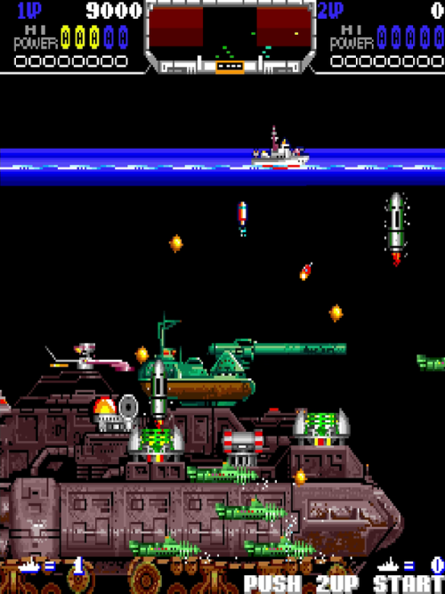 randomisedgaming:  Ten more great screenshots from the 1987 Japanese only arcade game developed by  Woodplace: The Deep / ザディープ Outside of a limited bootleg release in the west, The Deep’s only home ports were on European computers like the