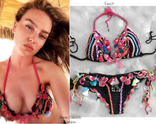 Instagram Stories | 15/06/2017 Perrie was wearing this Tropic Bikini from Studio The Label.