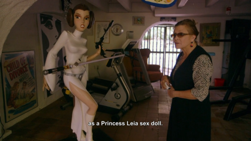 omg carrie had a princess leia sex doll in her house