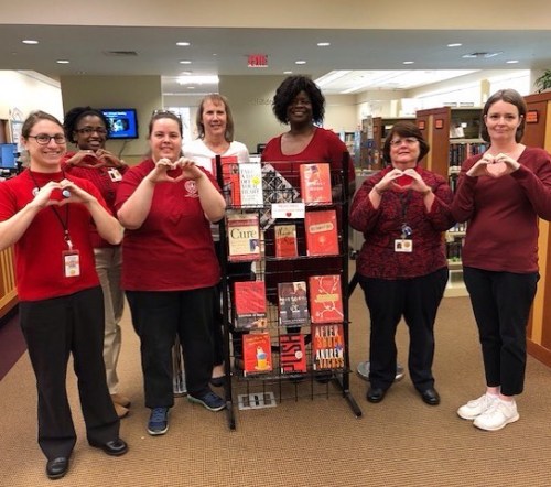 Today is Wear Red Day in support of women’s heart health. Join the staff at South Cobb Regiona