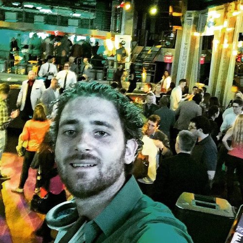 Getting the party started here at the Arena Event Space for #InternetWeekNYC sponsored by #SoundHoun
