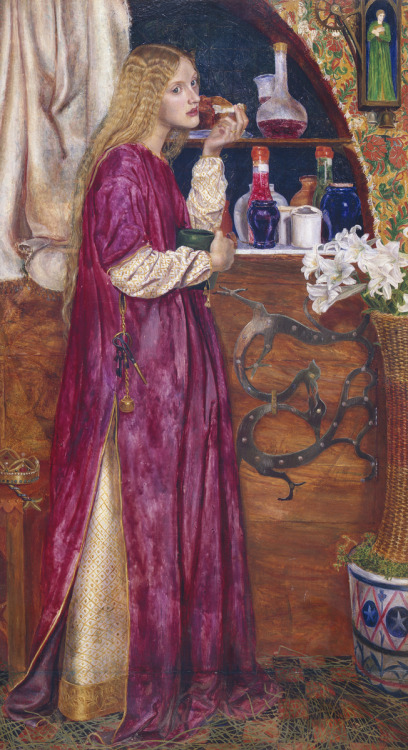 The Queen was in the Parlour, Eating Bread and Honey [1860 (exhib)]Artist: Valentine Cameron Prinsep