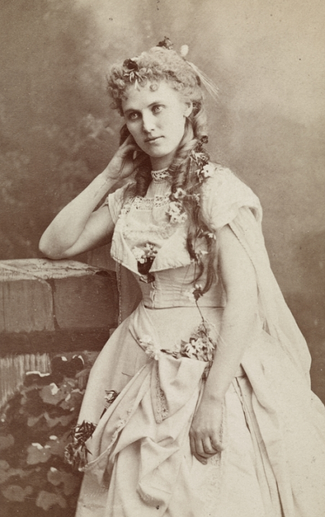 rjdaae:Christina Nilsson as Ophelia in Hamlet, 1868
