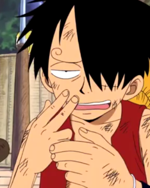 blackusopp: luffy impersonating sanji and zoro with a bonus usopp having a good time!! :’D
