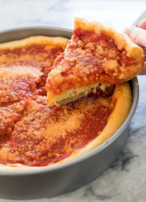 foodffs: DEEP DISH PIZZA Follow for recipes Is this how you roll?