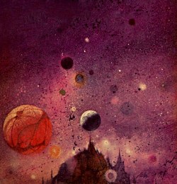 sciencefictiongallery:  Paul Lehr - Podkayne of Mars, 1964.