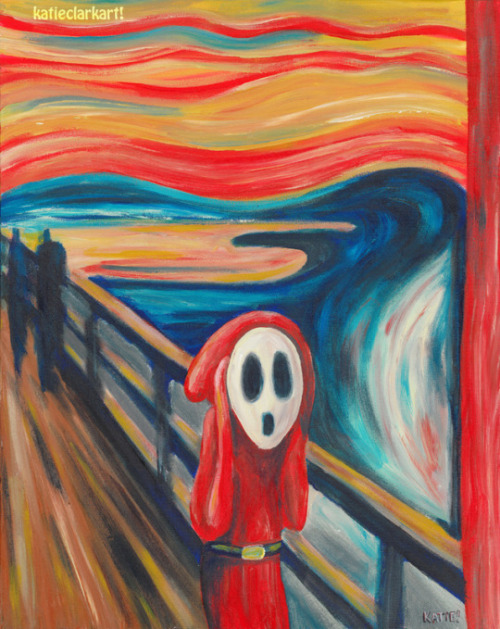 retrogamingblog: Shy Guy Classic Paintings made by KatieClarkArt