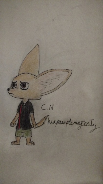 Second request from @hammytotherescue who wanted a picture of Finnick, I’ve only ever drawn hi