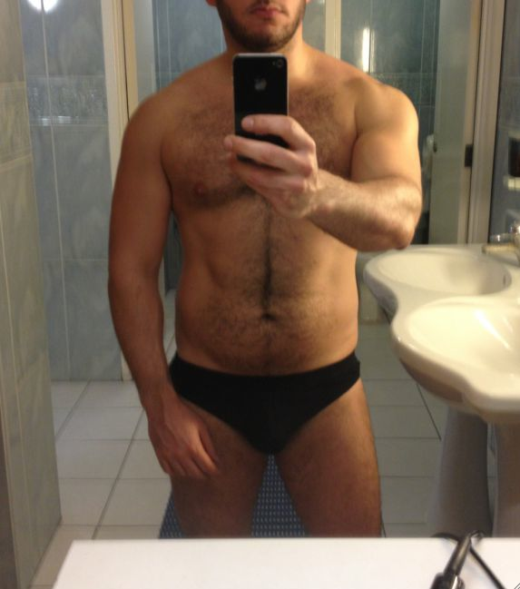 italianbisex:  Greek guy met in London. Amazing and really hot. He love to have his