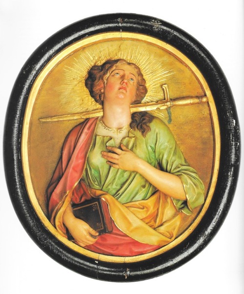 fawnfungi: Medallion of the Holy Lucia, 18th century